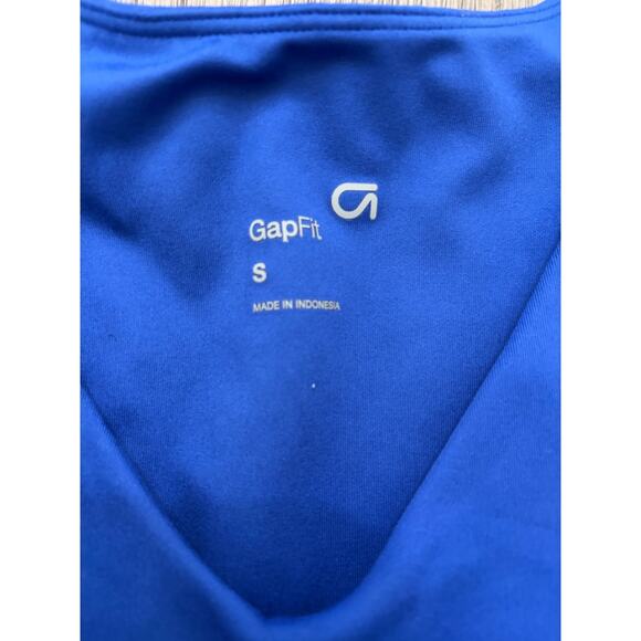 GapFit Blue Athletic Tank Dress Small Racerback Stretchy Workout Casual - Picture 2 of 7